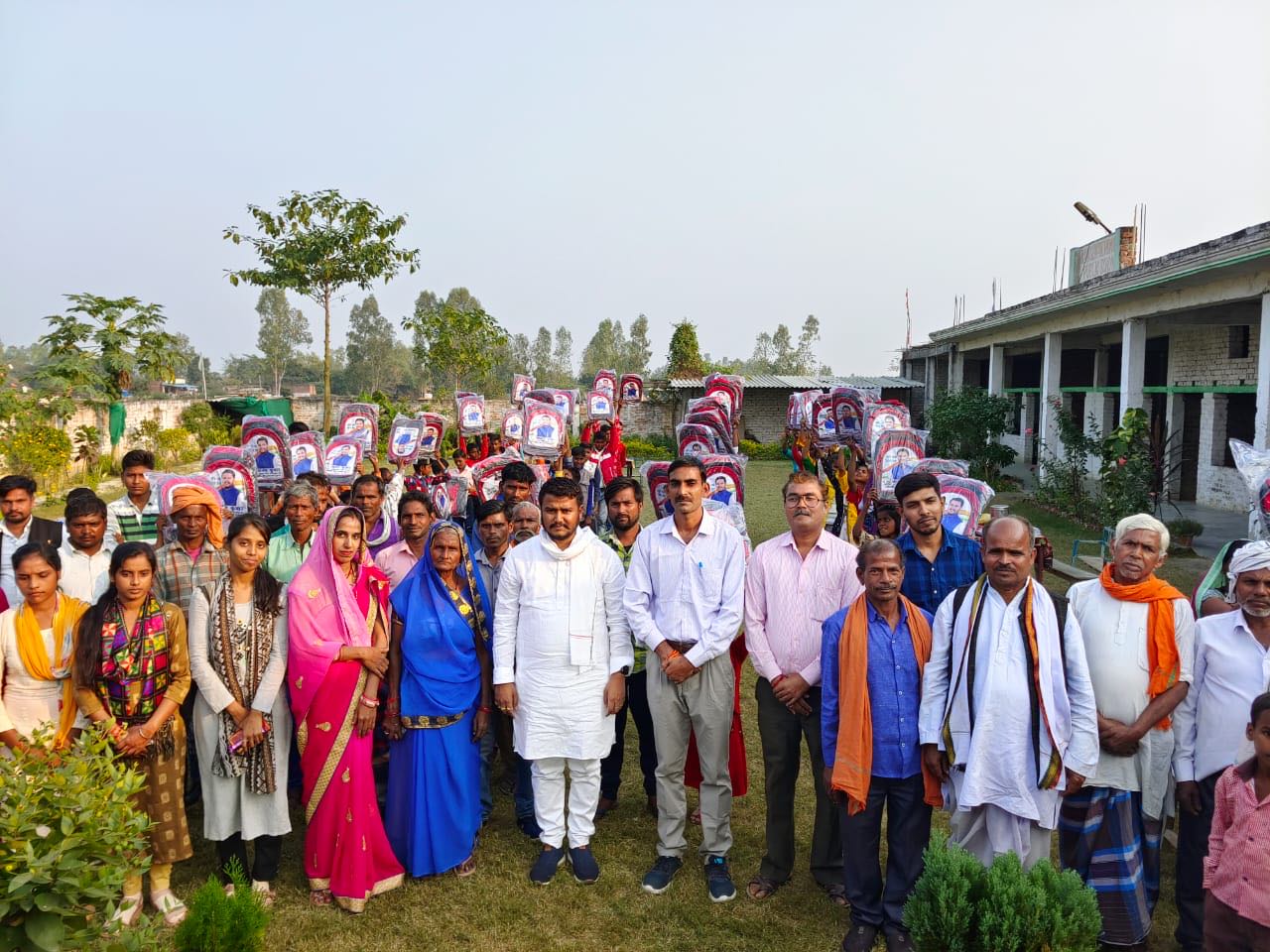 School bag distribution drive