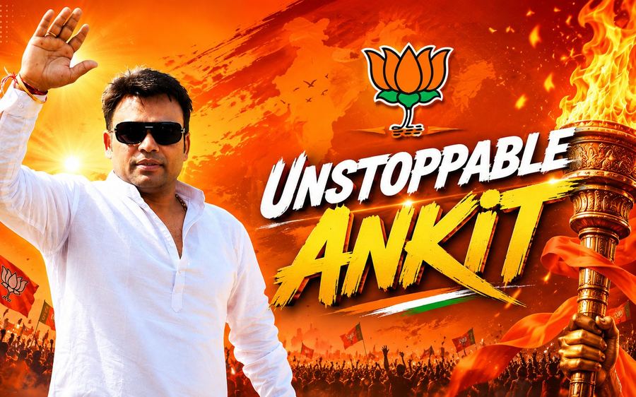 Ankit Garg campaign website - homepage hero